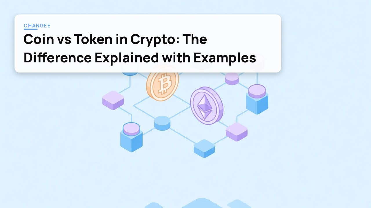 Coin vs Token in Crypto: The Difference Explained with Examples